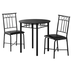 Monarch Dining set - 3pcs set / metal and top -