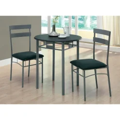 Monarch Dining set - 3pcs set / / silver metal
