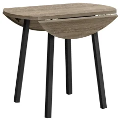 Monarch Dining set - 3pcs set / top / black metal