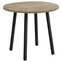 Monarch Dining set - 3pcs set / top / black metal