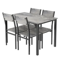 Dining Table Set with 4 Chairs - 43.3