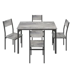 Dining Table Set with 4 Chairs - 43.3