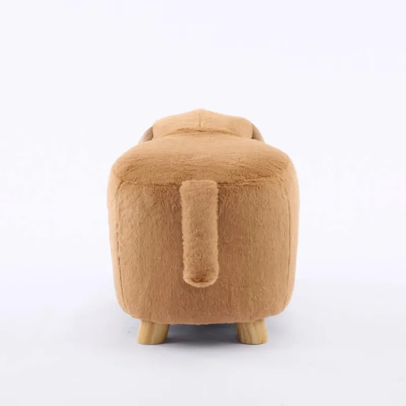 Dog-Shaped Kids Pouf – 13" x 26.4" x 10.65"