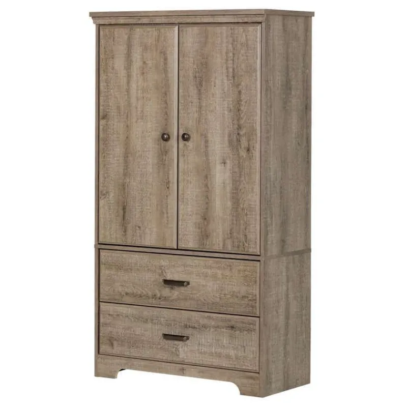 Meubles South Shore 2-Door Armoire with Drawers - South Shore
