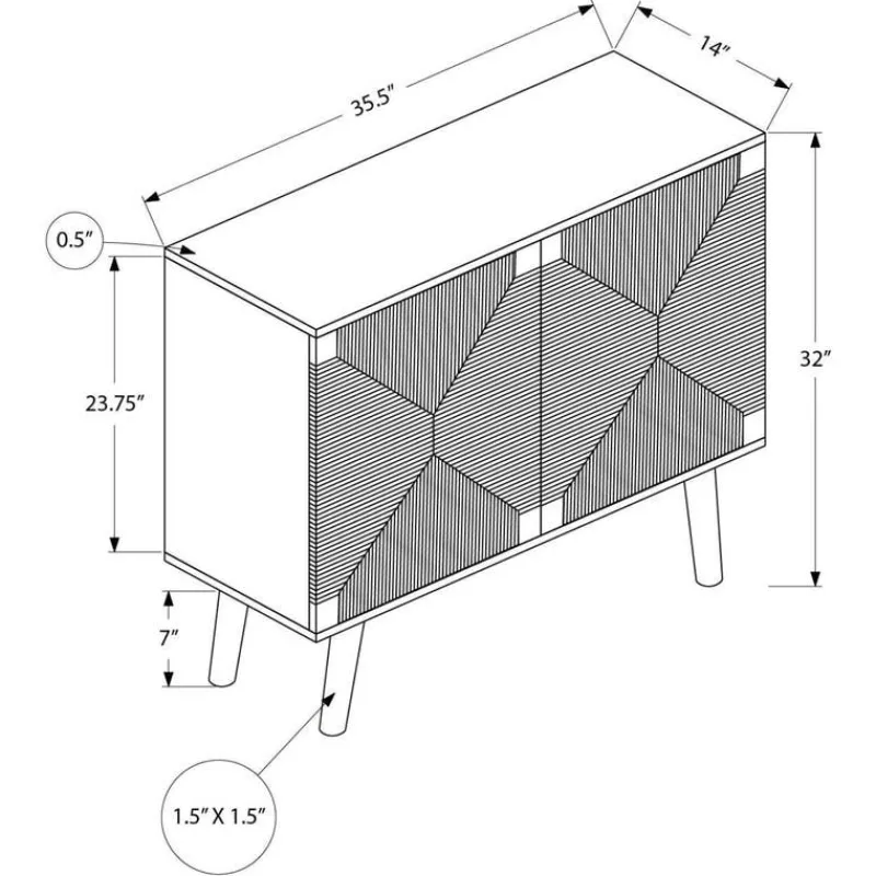 Monarch 2-Door Sideboard
