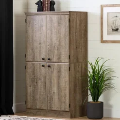 Meubles South Shore 4-Door Storage Cabinet - South Shore