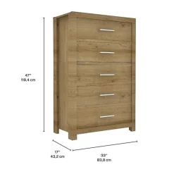 MEQ 5-Drawer Chest -