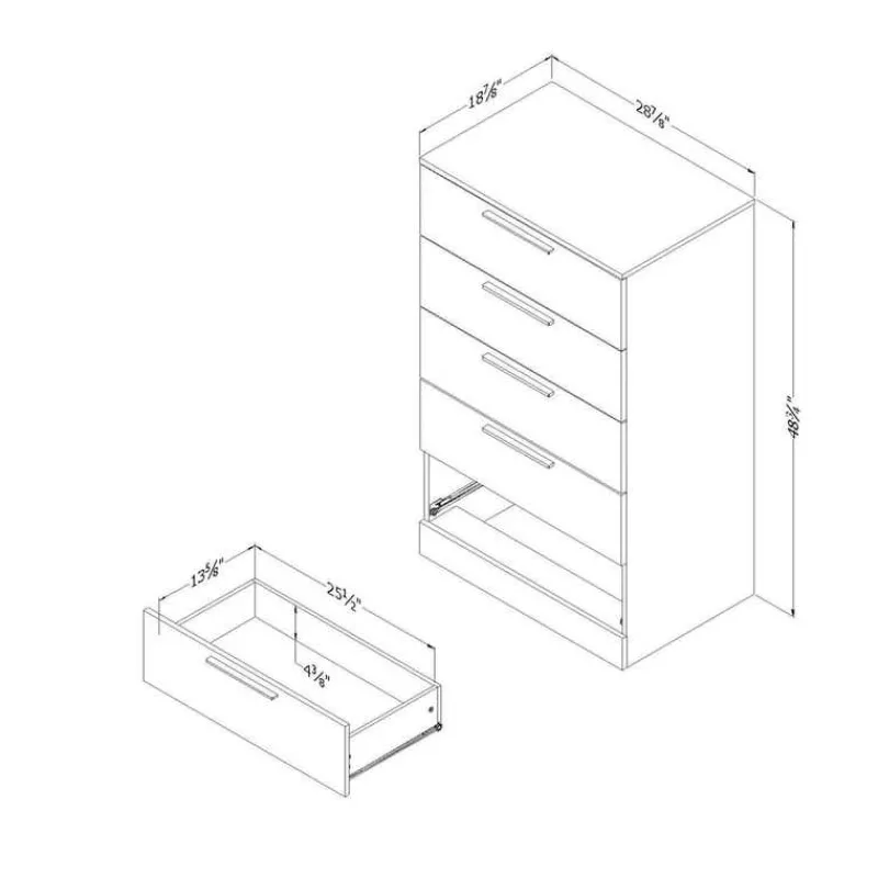 Meubles South Shore 5-Drawer Chest - South Shore