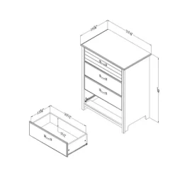 Meubles South Shore 4-Drawer Chest - South Shore