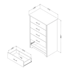 Meubles South Shore 5-Drawer Chest - South Shore