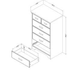 Meubles South Shore 5-Drawer Chest - South Shore