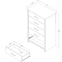 Meubles South Shore 5-Drawer Chest - South Shore