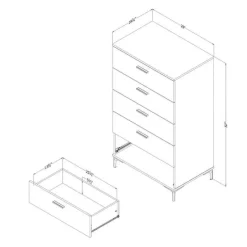 Meubles South Shore 5-Drawer Chest - South Shore