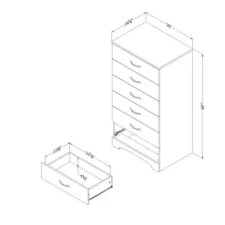 Meubles South Shore 6-Drawer Chest - South Shore