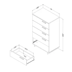 Meubles South Shore 5-Drawer Chest - South Shore