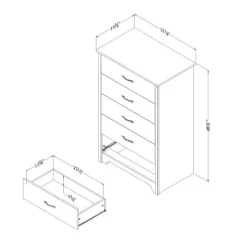 Meubles South Shore 5-Drawer Chest - South Shore