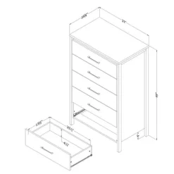 Meubles South Shore 5-Drawer Chest - South Shore