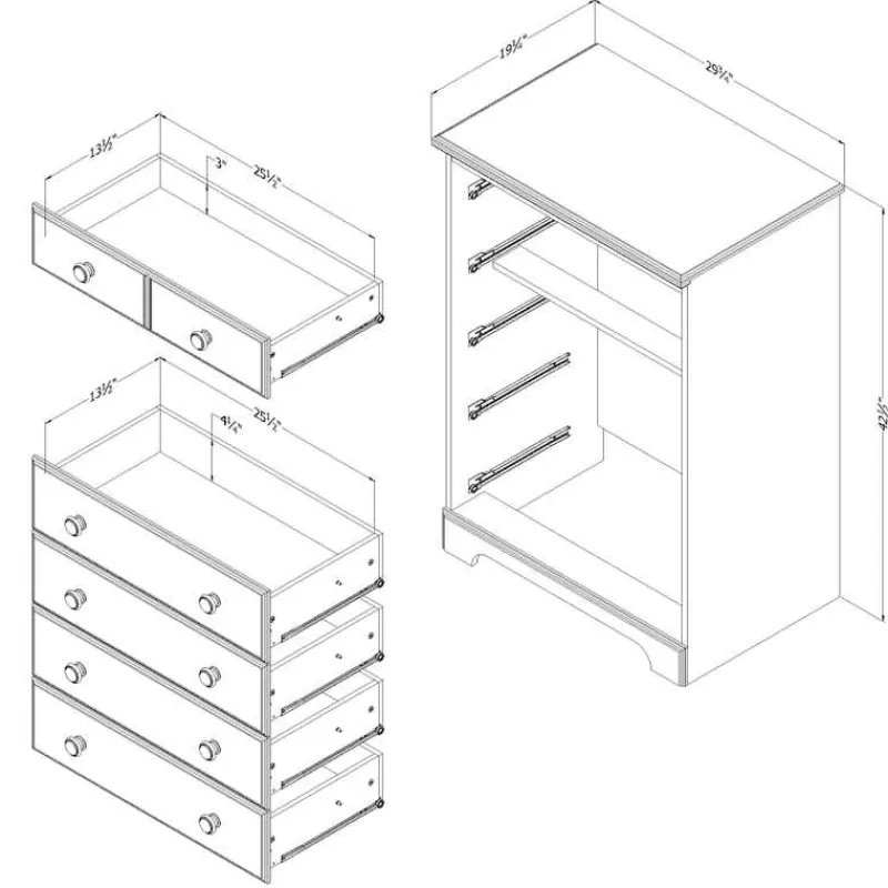 Meubles South Shore 5-Drawer Chest - South Shore