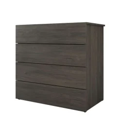 Nexera 4-Drawer Chest, Bark