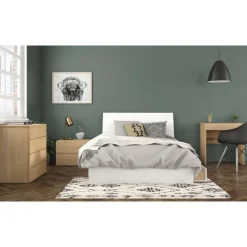 Nexera 4-drawer chest, natural maple -