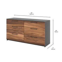 MEQ 6-Drawer Dresser
