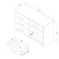 Meubles South Shore 6-Drawer Dresser - South Shore