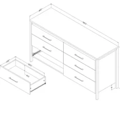 Meubles South Shore 6-Drawer Dresser - South Shore