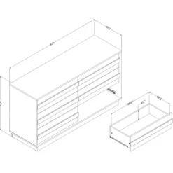 Meubles South Shore 6-Drawer Dresser - South Shore