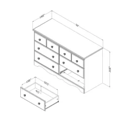 Meubles South Shore 6-Drawer Dresser - South Shore