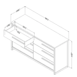 Meubles South Shore 6-Drawer Dresser - South Shore
