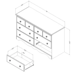 Meubles South Shore 6-Drawer Dresser - South Shore