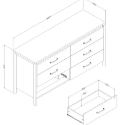 Meubles South Shore 6-Drawer Dresser - South Shore