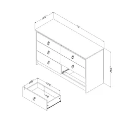 Meubles South Shore 6-Drawer Dresser - South Shore