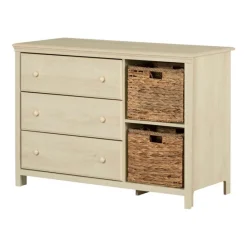 Meubles South Shore 3-Drawer Dresser with Baskets - South Shore