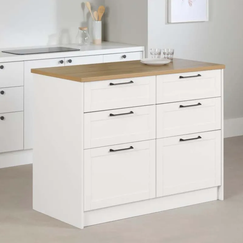 Meubles South Shore 6-Drawer Kitchen Island - South Shore