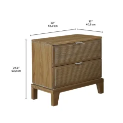 2-Drawer Nightstand