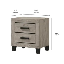 2-Drawer Nightstand