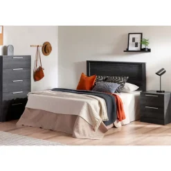Meubles South Shore 2-Drawer Nightstand with Charging Outlet - South Shore
