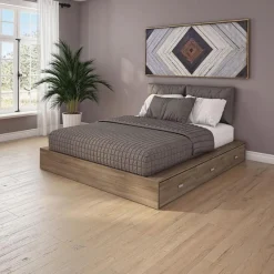 SUA-V 6-Drawer Storage Queen Platform Bed (60