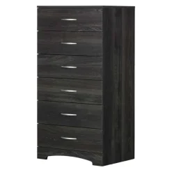 Meubles South Shore 6-Drawer Tall Lingerie Chest - Rustic Style - South Shore