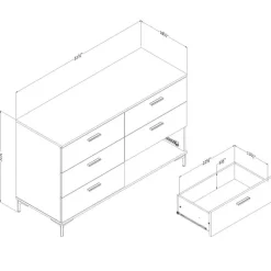 Meubles South Shore Dresser - South Shore