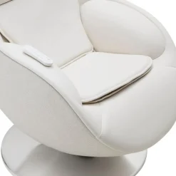 Electric Reclining Massage Chair with Ottoman in Faux Leather –
