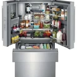 Electrolux 21,8 Cu ft 36 In Refrigerator Bottom Freezer, French door - ERMC2295AS