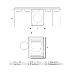 Electrolux Dryer   24" - ELFE433CAW