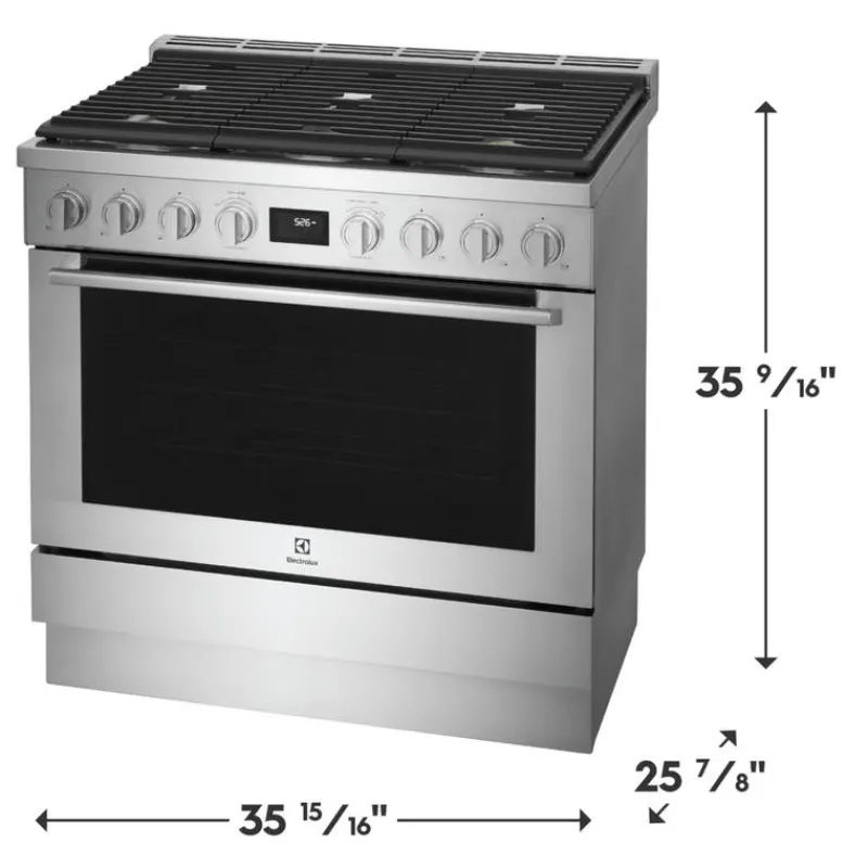 Electrolux Range 36" Electric Gas - ECFD3668AS