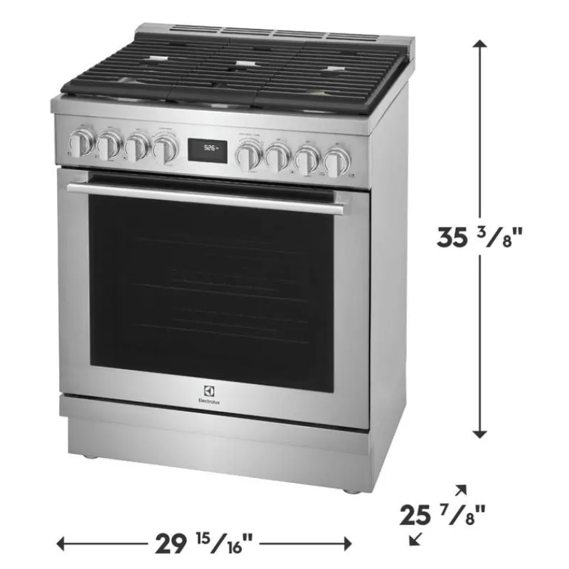 Electrolux Range 30" Electric Gas - ECFD3068AS