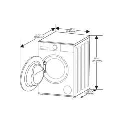 Electrolux Washer Front-Load 24" - ELFW4333AW