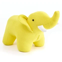 Elephant-Shaped Kids Pouf – 30.3" x 14.2" x 13.4"
