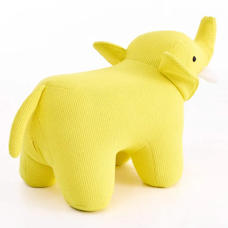 Elephant-Shaped Kids Pouf – 30.3" x 14.2" x 13.4"