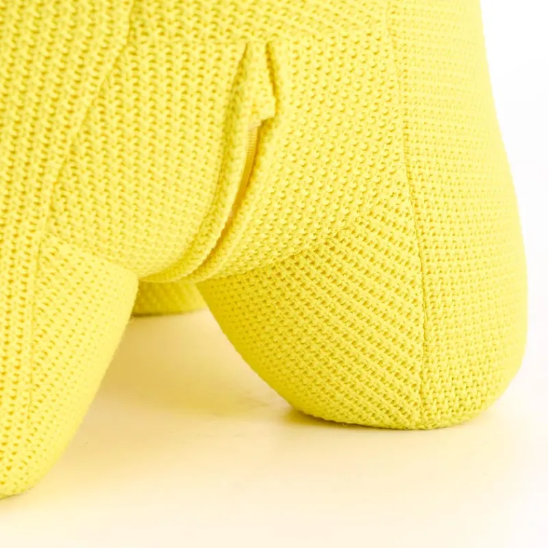 Elephant-Shaped Kids Pouf – 30.3" x 14.2" x 13.4"